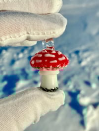 Amanita Mushroom Pendant #2