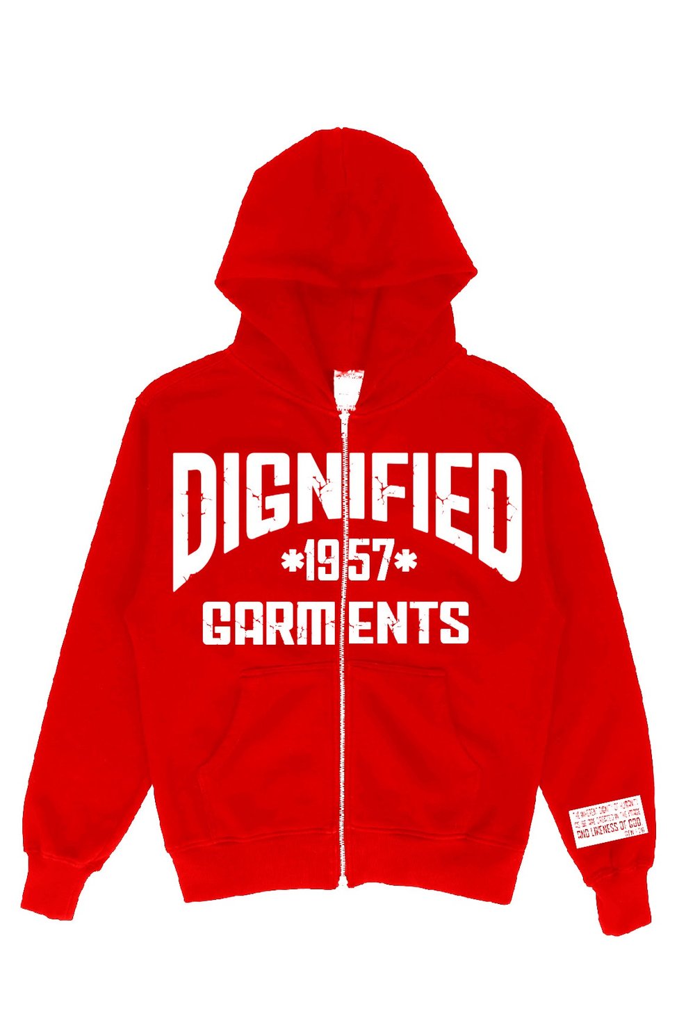 Image of Dignified Zip-up (Cherry)