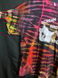 Image 2 of 2xl  Scream Into The Void REVERSE Tie Dye Shirt 1