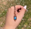 Blue labradorite pendant 