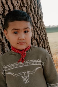 Image 3 of Red Bandana Wild Rag