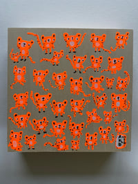 Image 3 of Little Tigers Original Artwork Painting 