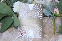 Image 1 of Rosette Invitation Die # 162 Ready to Ship