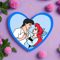 Image 1 of Ariel & Eric Sticker