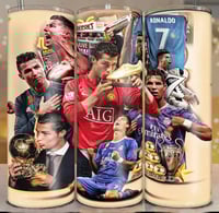 ronaldo 20oz subliamtion tumbler 