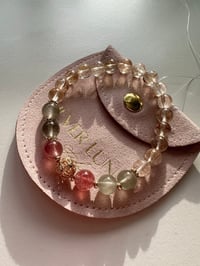 Image 4 of golden rutilated quartz 金发晶绿发晶手链 