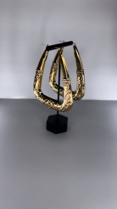 Image of Bell Leaf Hoops 