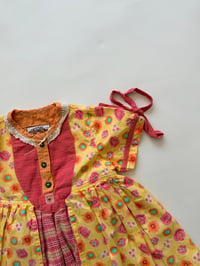 Image 1 of Vintage floral Portofino summer dress size 12 Months 
