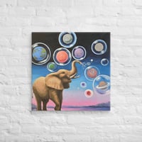 Elephant blowing Worlds