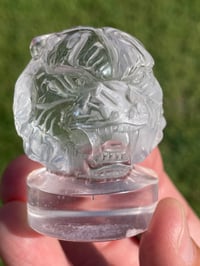 Image 13 of Clear Quartz Crystal Tiger Carving #1794