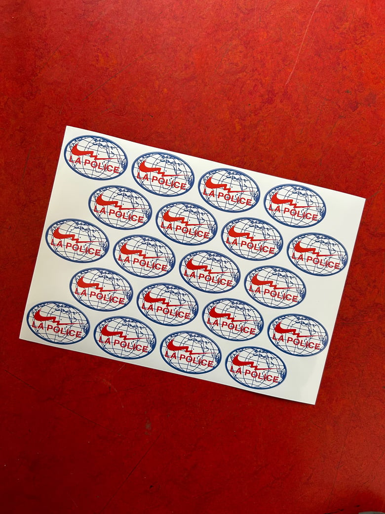 Image of GLOBE STICKERS / 6x4cm 20 STICKERS