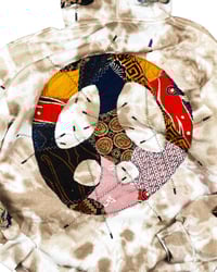 Image 2 of Re-worked 1 of 1 Batik Patchwork Sunburst Hoodie Size L