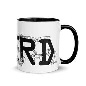Dirt Nerd mug white