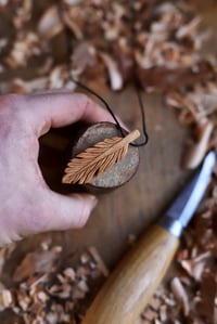 Image 8 of Feather— Pendant Necklace 