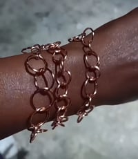 Copper Link Bracelets