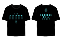 LocalHoops Echo Tee - Black/Turquoise