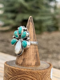Image 2 of Desert Bloom Pearl Ring