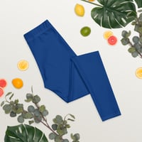 Image 1 of Royal Blue and White BOSSFITTED Womens Leggings