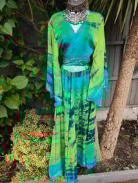 Image 3 of Athena Maxi Skirt /Top Set - goes upto waist 40 inches and pulls in tiny size