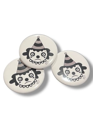 Gloomy Clown 2.25 inch buttons