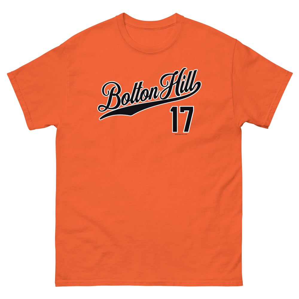 Image of Bolton Hill Baltimore T-Shirt 21217 Mens (Orange)