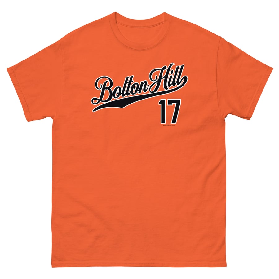 Image of Bolton Hill Baltimore T-Shirt 21217 Mens (Orange)