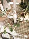 Eucalyptus & Gold Berry Candle Rings ( 2 sizes )