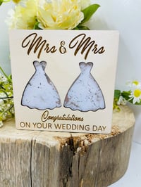 Image 3 of Wooden Wedding Card