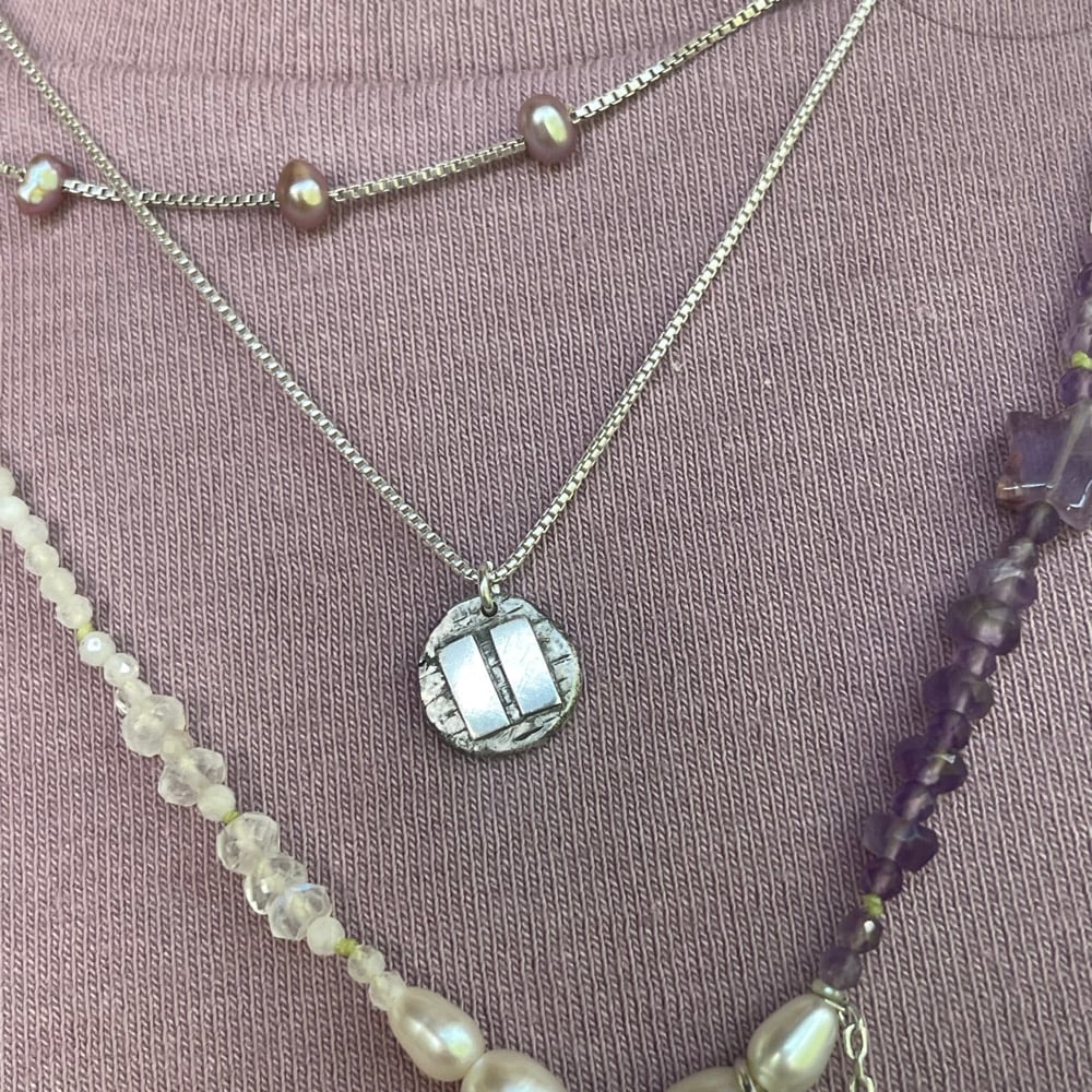 Image of Arepa con quesito necklace 