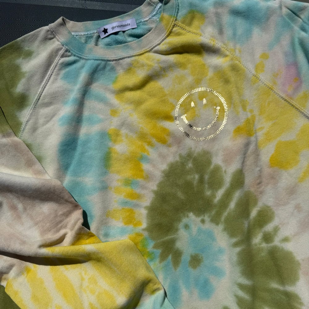 Image of FELPA GIROCOLLO TIE DYE