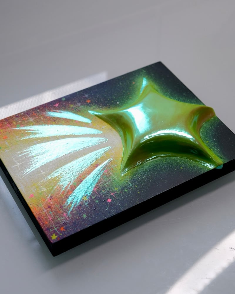 Image of MAKE A WISH, Xin & Xin ✧ Original 3D Mixed Media Painting