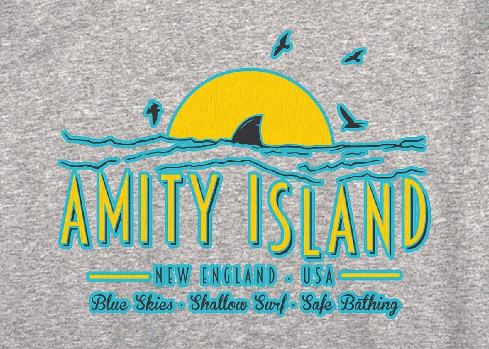 Image of Amity Island Jaws Inspired T Shirt