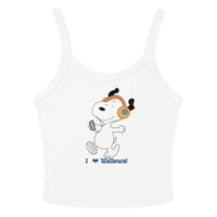 Image 3 of “I love Wallows” Women’s micro-rib tank top