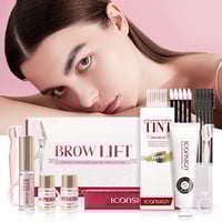 Image 1 of New ICONSIGN Brow Lift Kit and Eyelash Eyebrow Dye Tint Combo Brow Perm Brow Dye Brow Tattoo Cream E