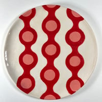 Image 1 of Red & Pink Link Plate