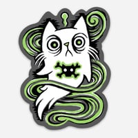 Image 1 of Ghost Cat Sticker