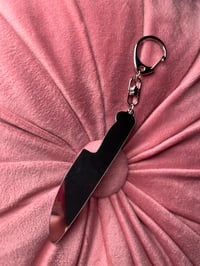 Image 2 of The Vixen knife mirror keychain