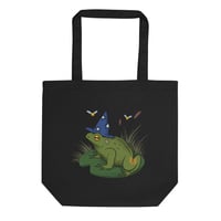 Frog Wizard Tote Bag