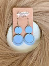 SKY BLUE JOCELYN CLAY EARRINGS