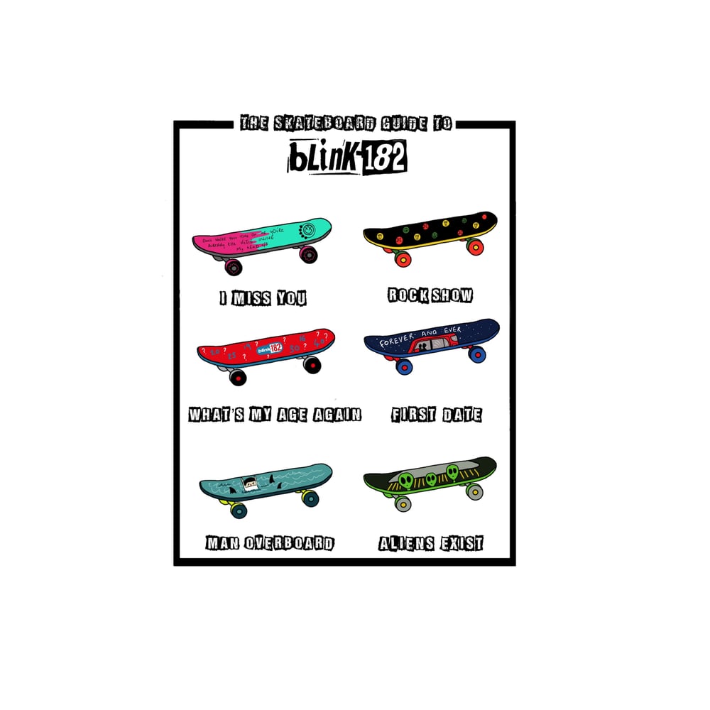 Image of The Skateboard Guide To - BLINK 182