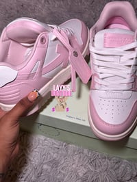 Image 3 of Pink Off-White Sneakers 