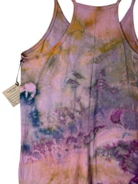 Image 7 of S/M Cotton Blend Knit Pocket Jumpsuit in Muted Watercolor Ice Dye