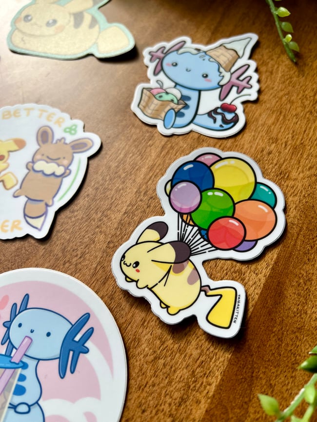Pikachu and Friends Stickers