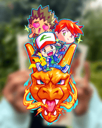 Image 2 of Set 3 Faux Tatouages ✨ NARUTO +DRAGONBALL+POKEMON