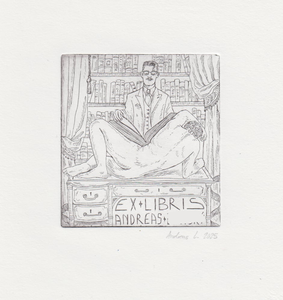 Image of Ex Libris Intaglio Print