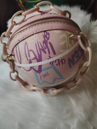 Image 2 of PINK GRAFFITI BASKETBALL 