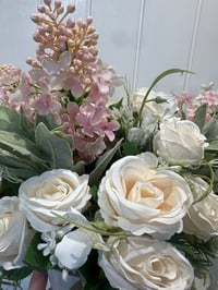 Image 3 of MIXED BUCKET BOUQUET - PINK MIX