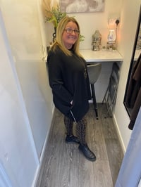 Image 2 of Oversized Zip Jumper With Pockets 