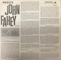 Image 2 of John Fahey - Requia And Other Guitar Compositions For Guitar Solo