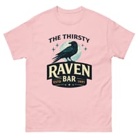 Image 6 of Thirsty Raven Bar T-Shirt – Vintage Moody Raven Tavern Graphic Unisex Tee
